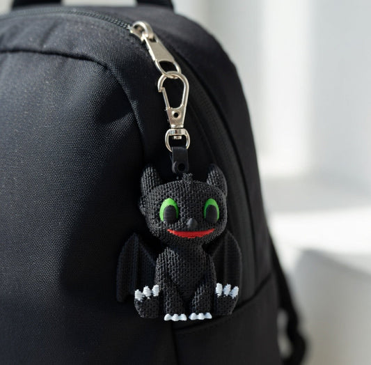 Toothless Keychains - Knitted Version