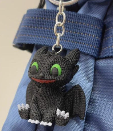 Toothless Keychains - Knitted Version