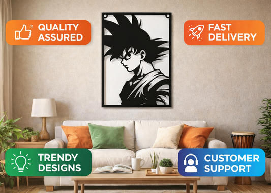 Goku - Wall Decor (10" x 7 ")
