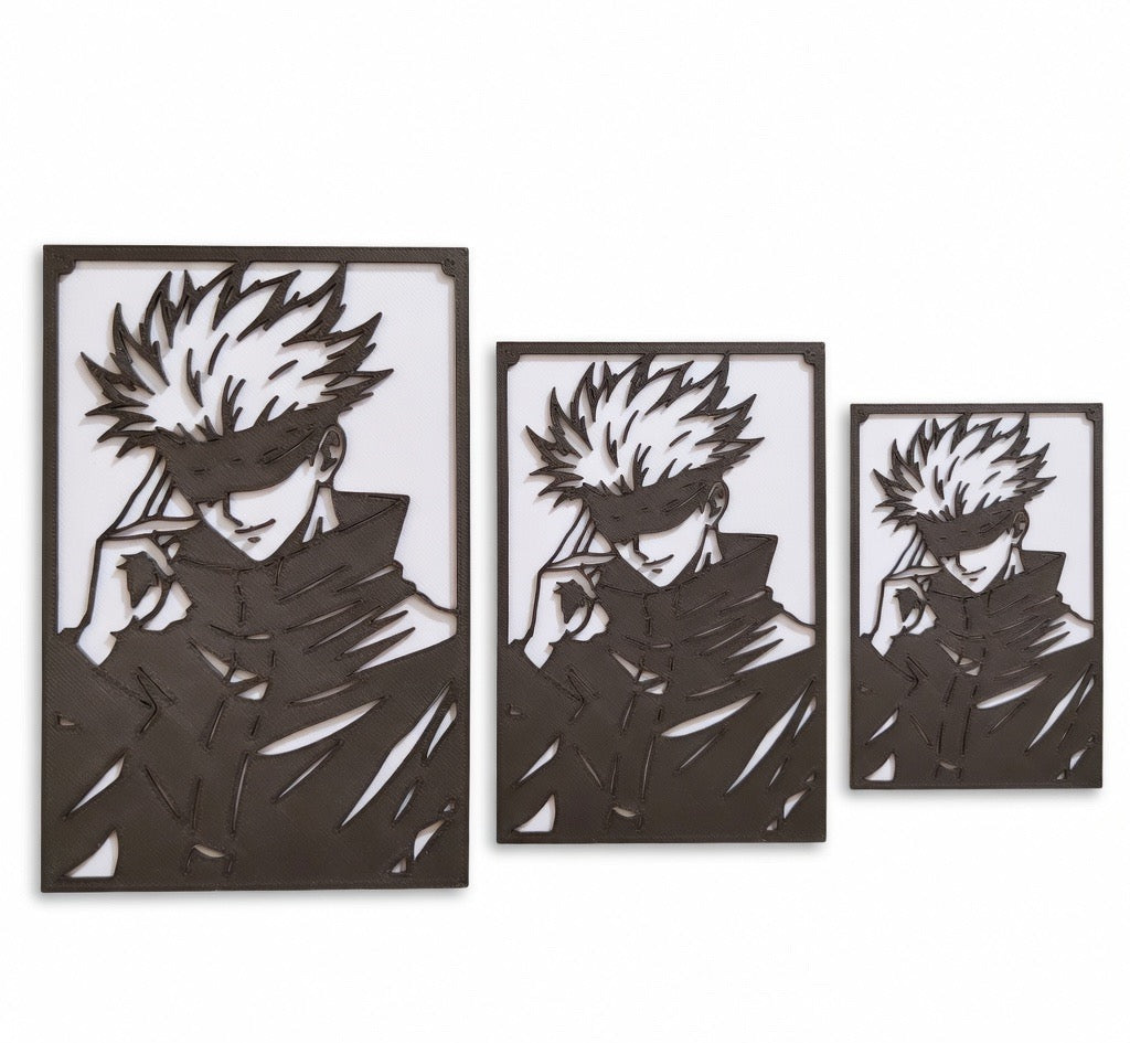 Satoru Gojo - Jujutsu Kaisen Wall Decor (10" x 7")